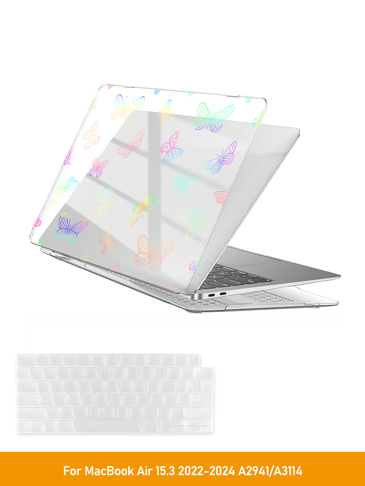 Coque Macbook Air 13 Pouces M2 Coque 4en1 MUSHUI Pour MacBook Air